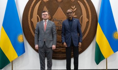 President Kagame receives Ukrainian Foreign Minister