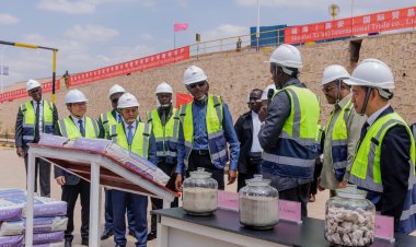 Kagame inaugurates Chinese-invested cement factory in Muhanga