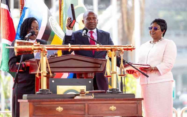 Kenya swears in new deputy president Kithure Kindiki